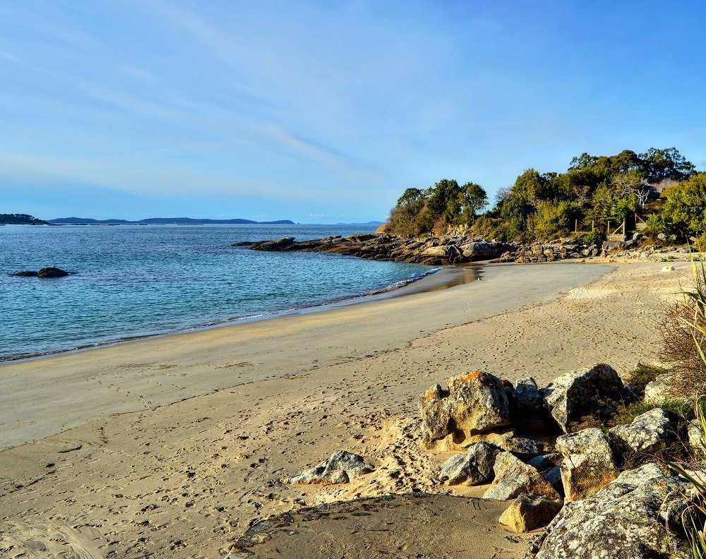 Las mejores playas en la Ría de Aldán